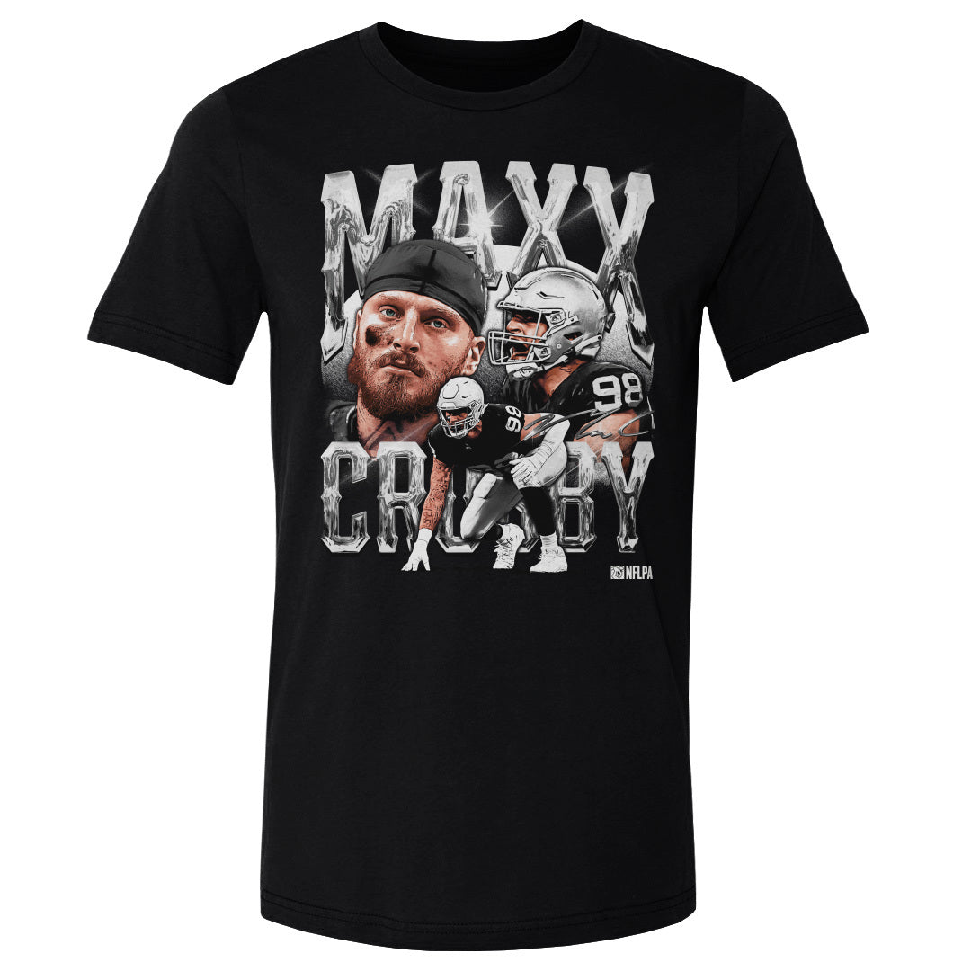 Maxx Crosby Men's Cotton T-Shirt | 500 LEVEL