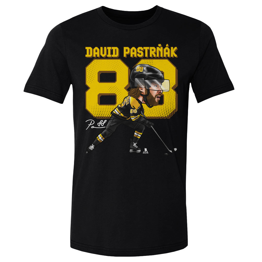 David Pastrnak Men's Cotton T-Shirt | 500 LEVEL