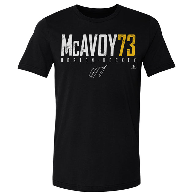 Charlie McAvoy Men's Cotton T-Shirt | 500 LEVEL