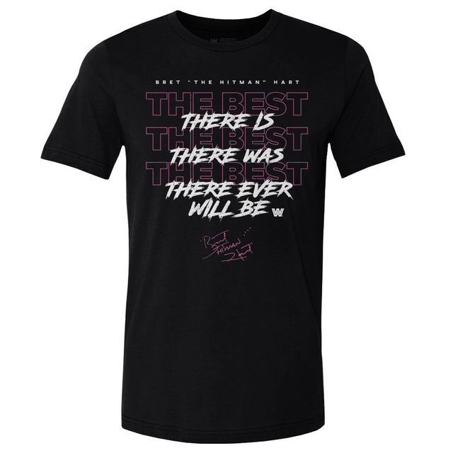 Bret Hart Men's Cotton T-Shirt | 500 LEVEL