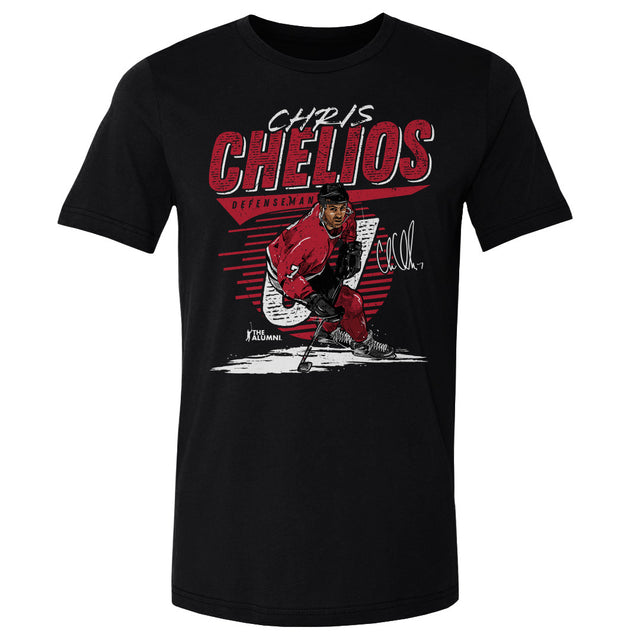 Chris Chelios Men's Cotton T-Shirt | 500 LEVEL