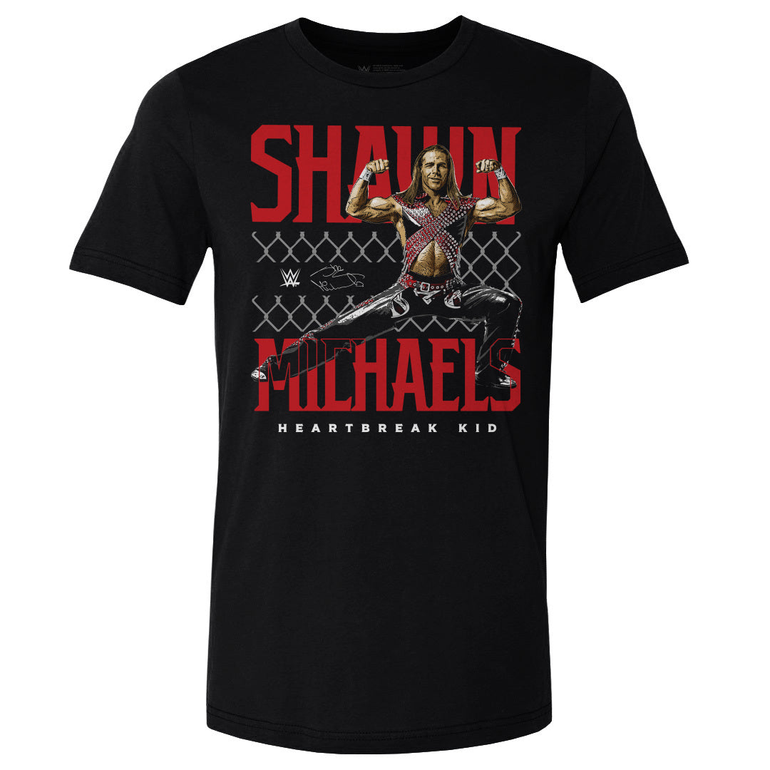 Shawn Michaels Men&#39;s Cotton T-Shirt | 500 LEVEL