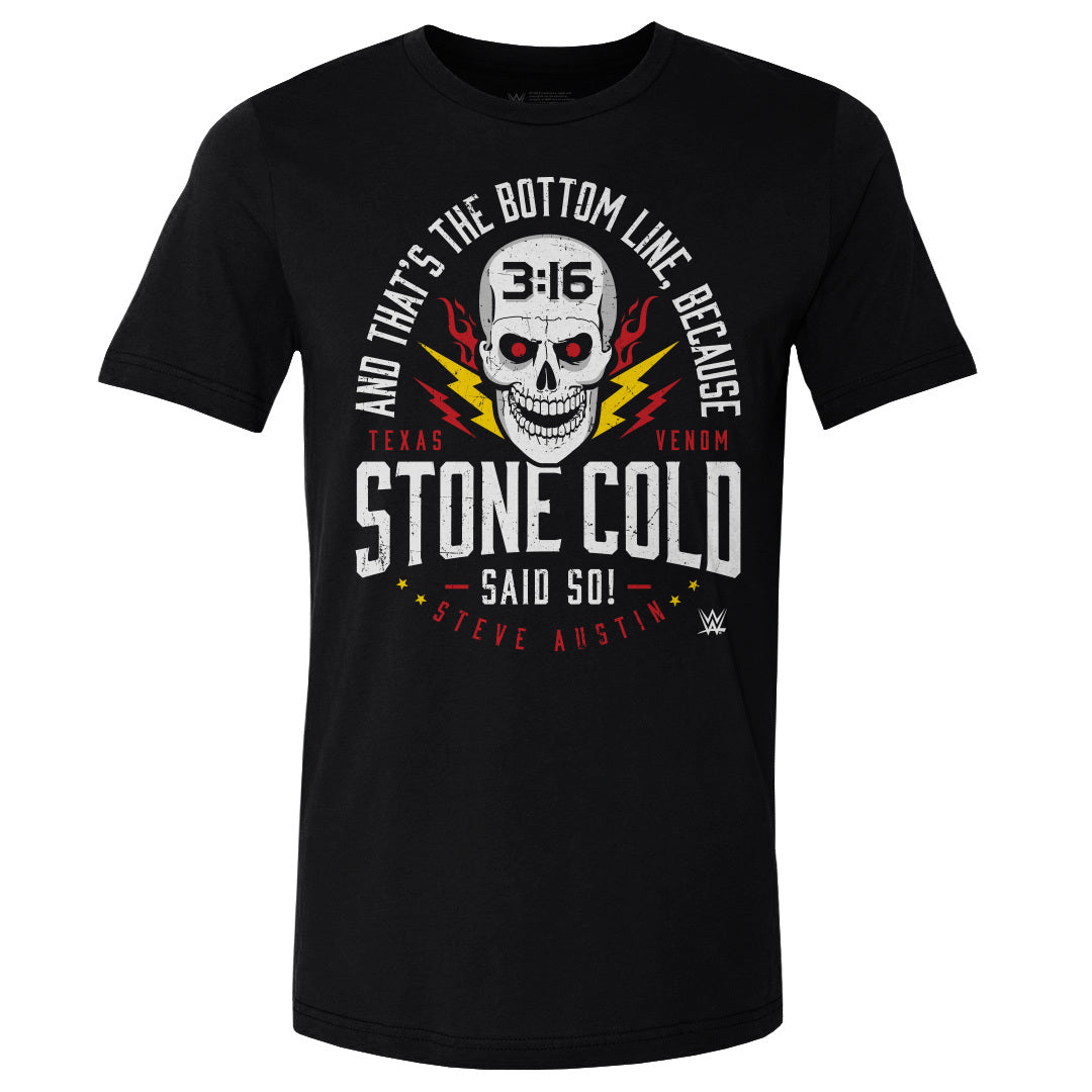 Stone Cold Steve Austin Men's Cotton T-Shirt | 500 LEVEL