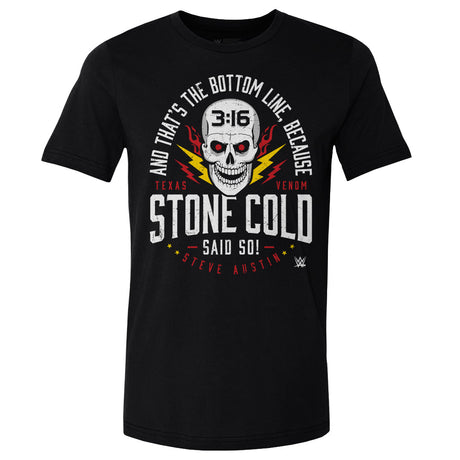 Stone Cold Steve Austin Men's Cotton T-Shirt | 500 LEVEL