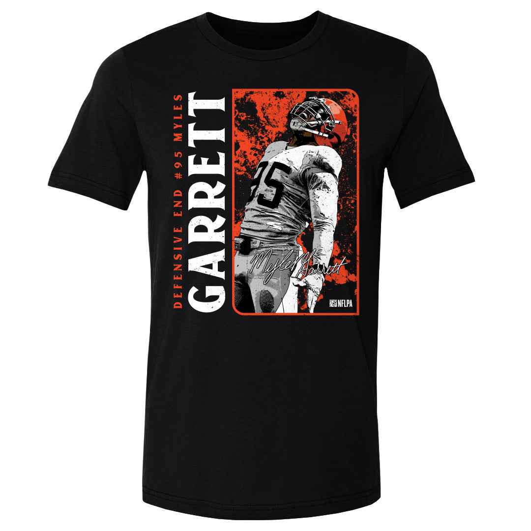 Myles Garrett Men&#39;s Cotton T-Shirt | 500 LEVEL