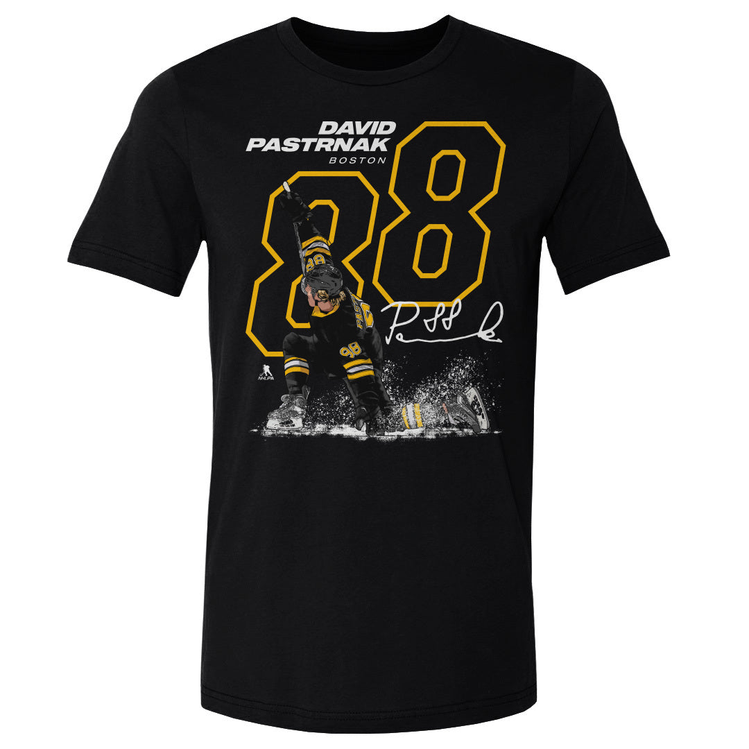 David Pastrnak Men&#39;s Cotton T-Shirt | 500 LEVEL