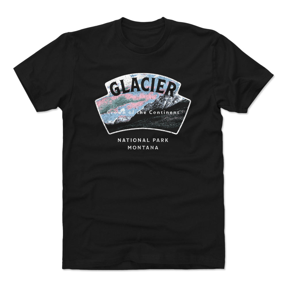 Glacier National Park Men&#39;s Cotton T-Shirt | 500 LEVEL