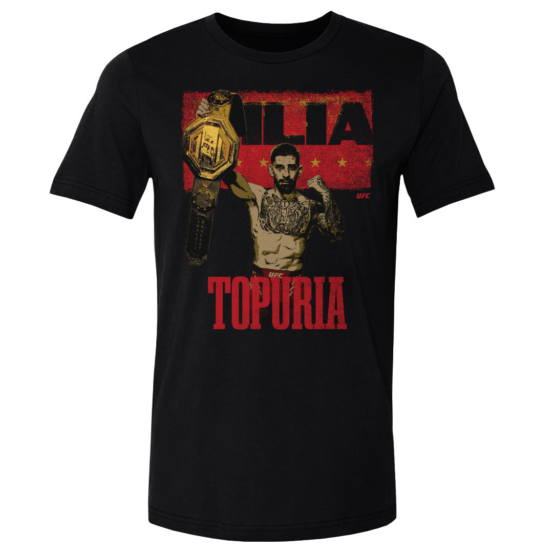 Ilia Topuria Men&#39;s Cotton T-Shirt | 500 LEVEL