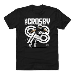 Maxx Crosby Men's Cotton T-Shirt | 500 LEVEL
