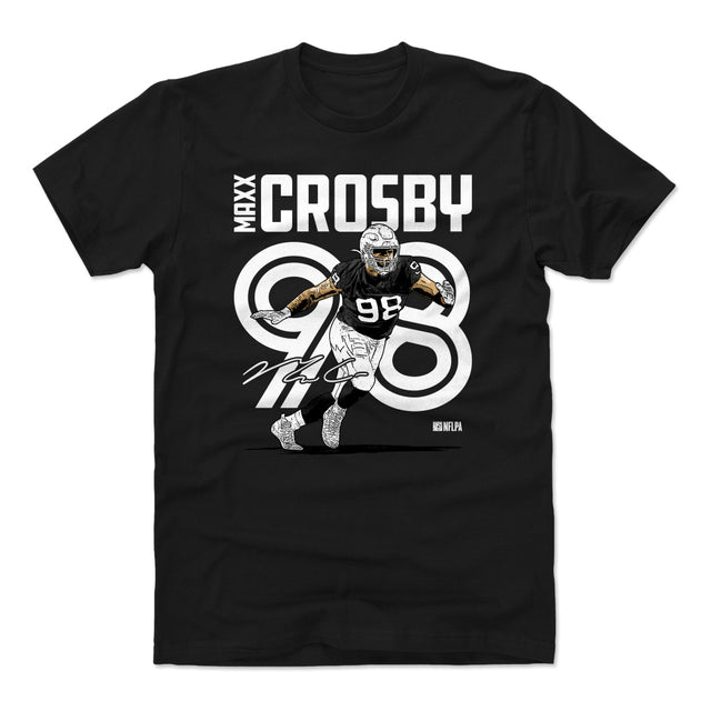 Maxx Crosby Men's Cotton T-Shirt | 500 LEVEL