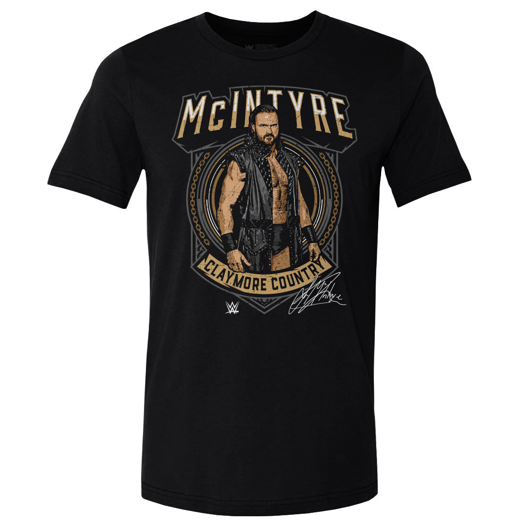 Drew McIntyre Men's Cotton T-Shirt | 500 LEVEL