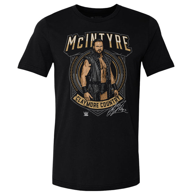 Drew McIntyre Men's Cotton T-Shirt | 500 LEVEL