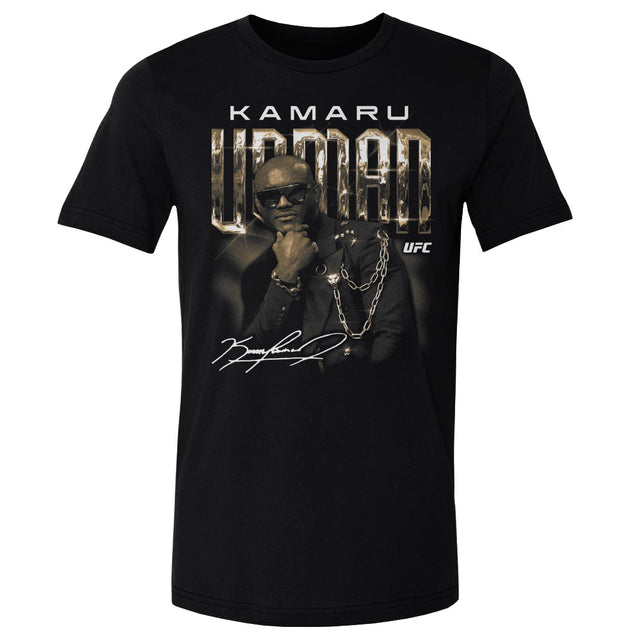 Kamaru Usman Men's Cotton T-Shirt | 500 LEVEL
