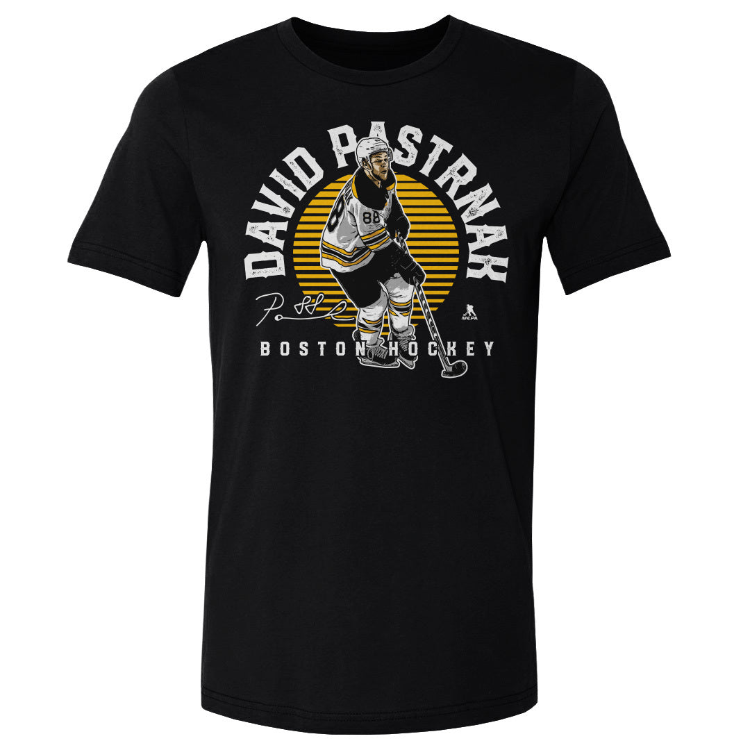 David Pastrnak Men&#39;s Cotton T-Shirt | 500 LEVEL