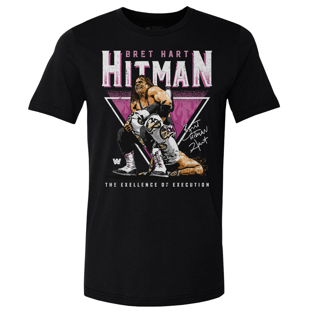Bret Hart Men's Cotton T-Shirt | 500 LEVEL