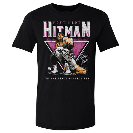 Bret Hart Men's Cotton T-Shirt | 500 LEVEL