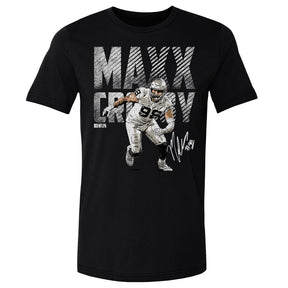 Maxx Crosby Men's Cotton T-Shirt | 500 LEVEL