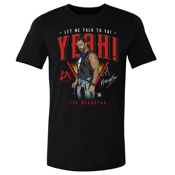 LA Knight The Megastar Men's Cotton T-Shirt – 500 LEVEL