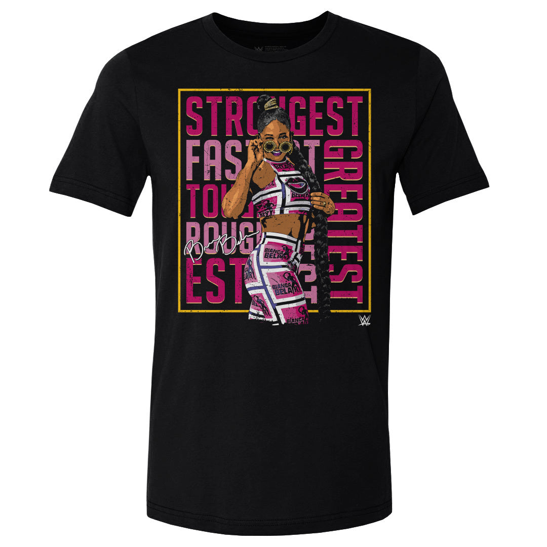 Bianca Belair Men's Cotton T-Shirt | 500 LEVEL
