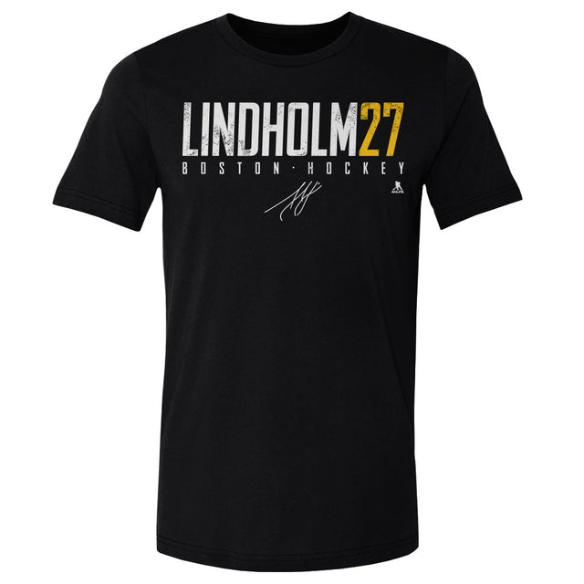 Hampus Lindholm Men's Cotton T-Shirt | 500 LEVEL