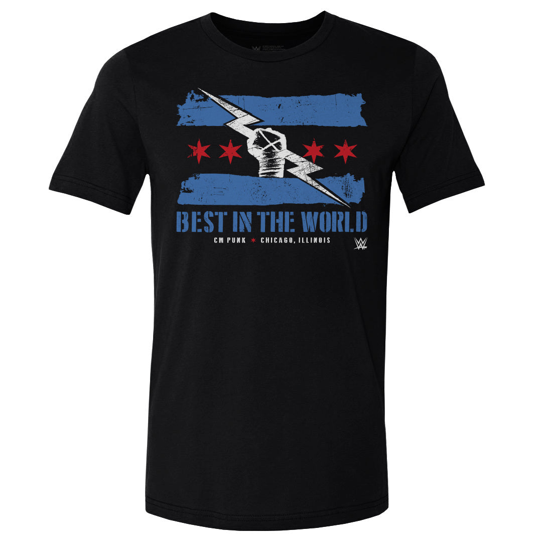 CM Punk Men&#39;s Cotton T-Shirt | 500 LEVEL