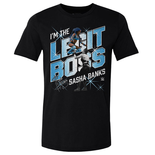 Sasha Banks Men's Cotton T-Shirt | 500 LEVEL