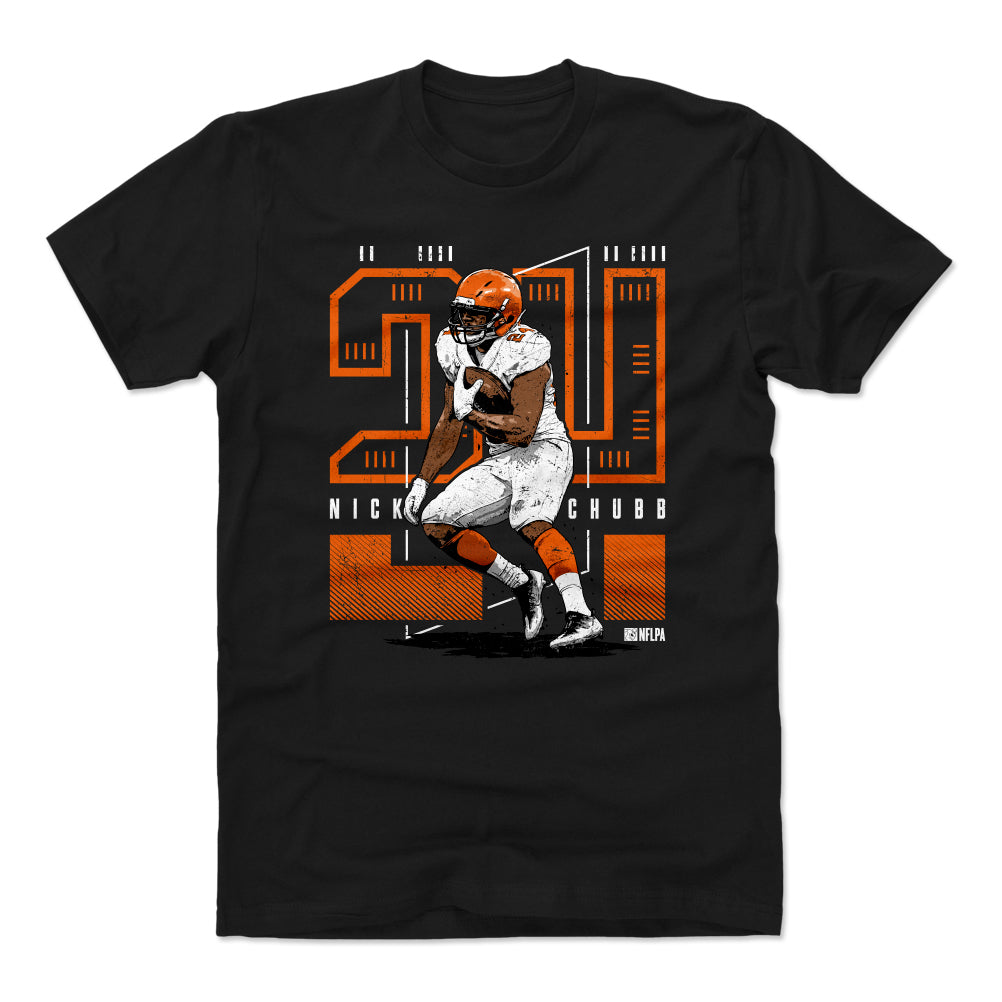 Nick Chubb Men&#39;s Cotton T-Shirt | 500 LEVEL