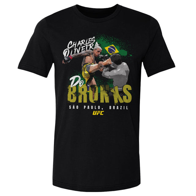 Charles Oliveira Men's Cotton T-Shirt | 500 LEVEL