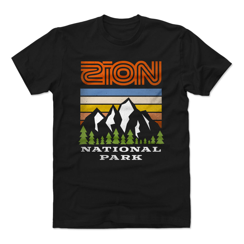 Zion National Park Men&#39;s Cotton T-Shirt | 500 LEVEL