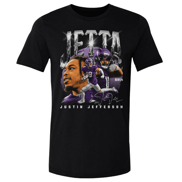 Justin Jefferson Minnesota Jetta Vintage Men's Cotton T-Shirt