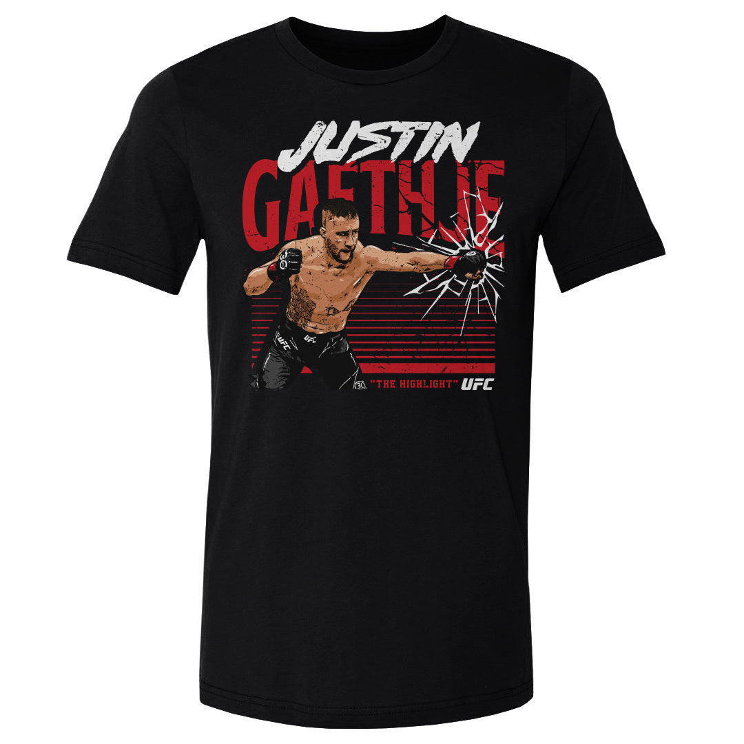 Justin Gaethje Men&#39;s Cotton T-Shirt | 500 LEVEL