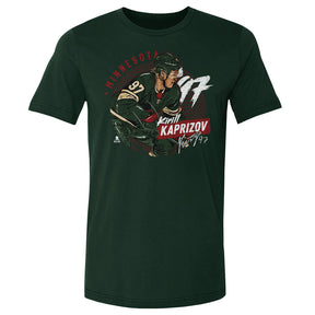 Kirill Kaprizov Men's Cotton T-Shirt | 500 LEVEL