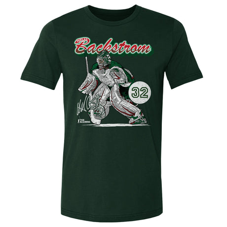 Niklas Backstrom Men's Cotton T-Shirt | 500 LEVEL