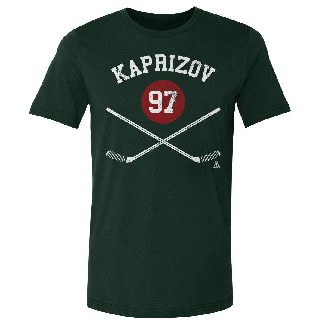 Kirill Kaprizov Men&#39;s Cotton T-Shirt | 500 LEVEL