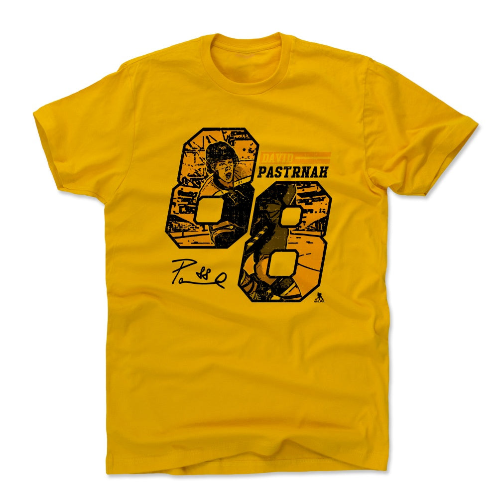 David Pastrnak Men's Cotton T-Shirt | 500 LEVEL