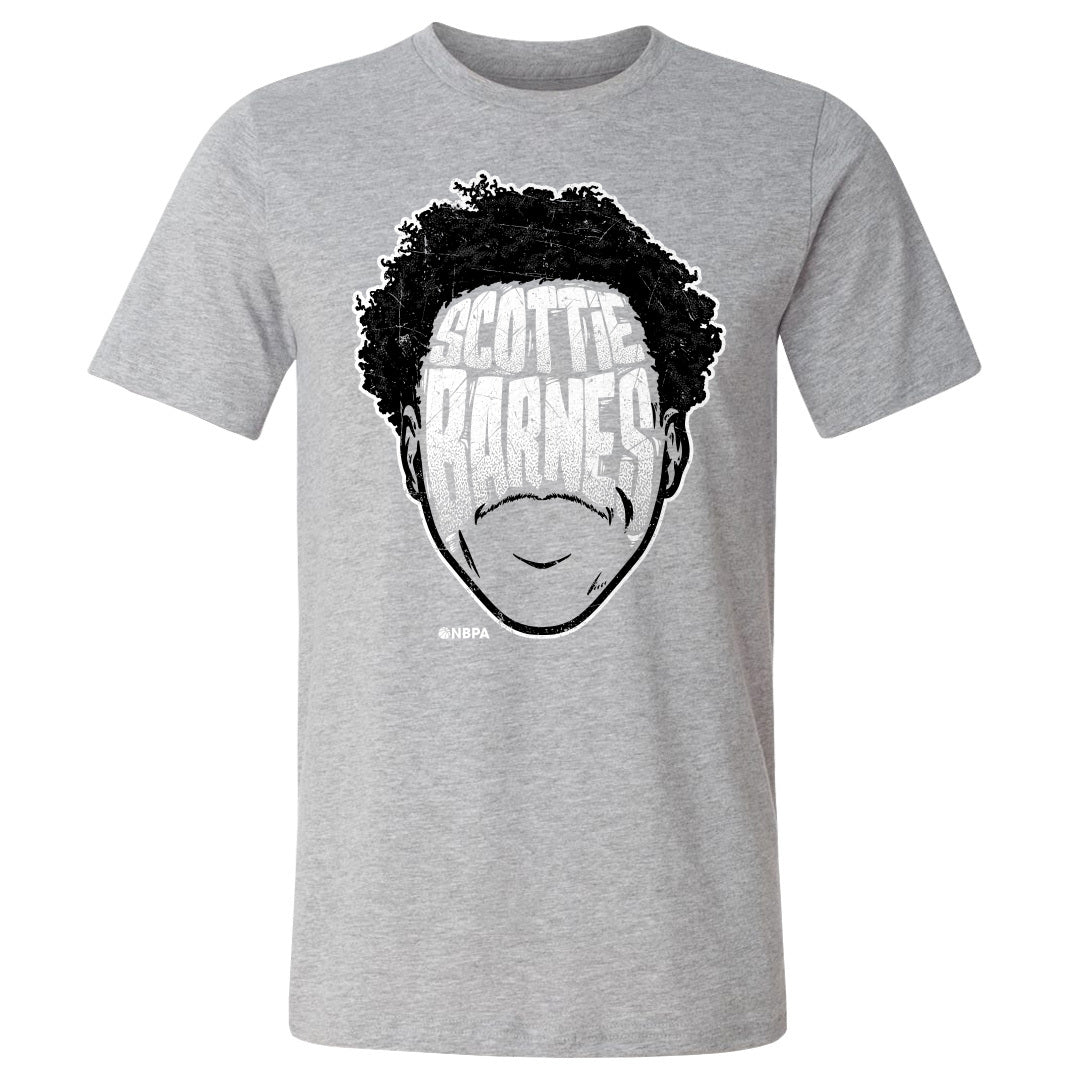 Toronto Raptors Scottie Barnes Men's Cotton T-Shirt - Heather Gray - Toronto | 500 Level