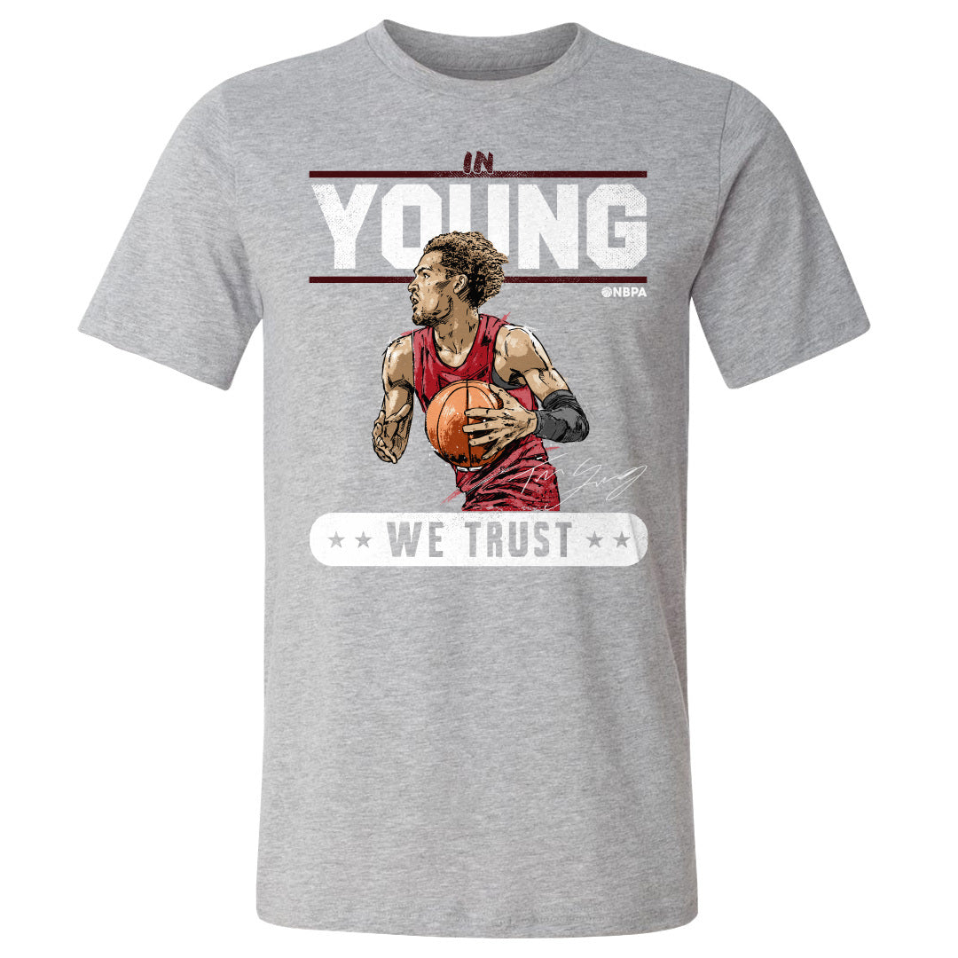 Trae Young Men's Cotton T-Shirt | 500 LEVEL