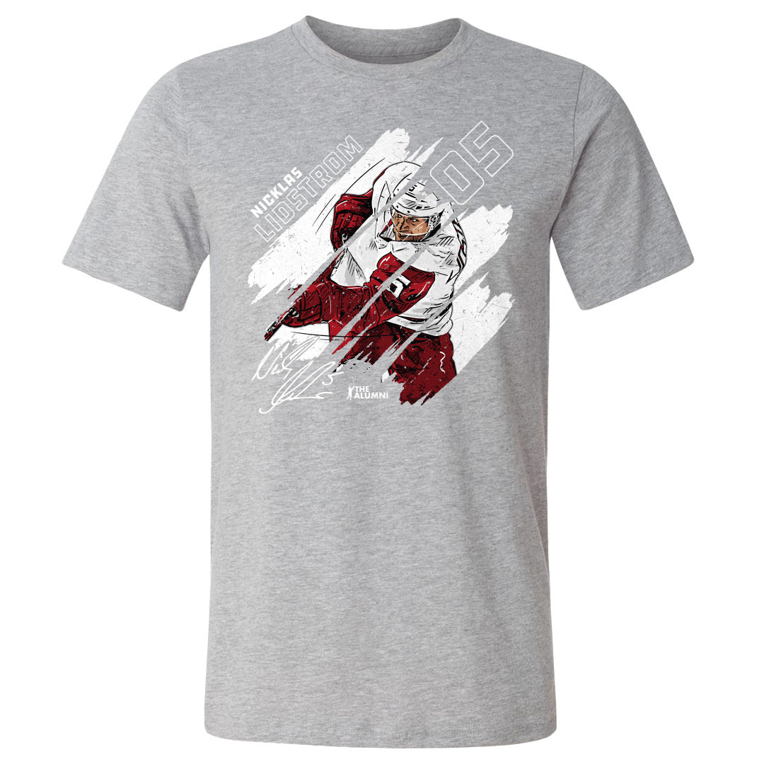 Nicklas Lidstrom Men's Cotton T-Shirt | 500 LEVEL