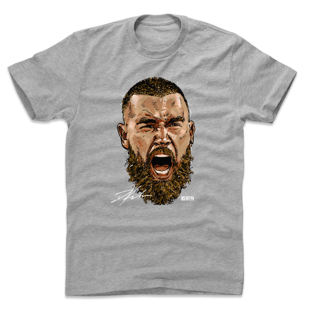 Travis Kelce Shirt | Kansas City Football Men's Cotton T-Shirt | 500 Level  - 500 LEVEL