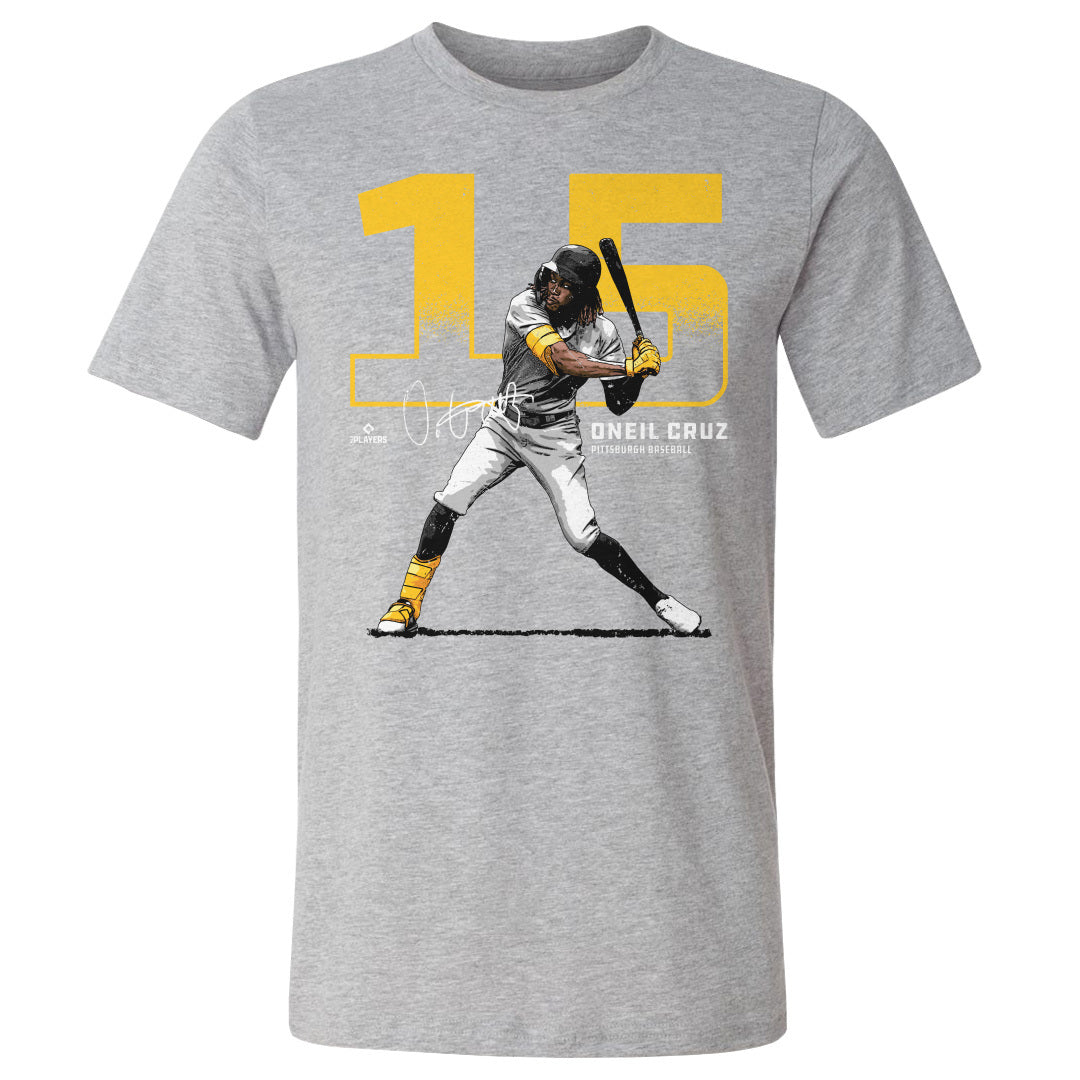  500 LEVEL Oneil Cruz Men's T-Shirt - Oneil Cruz Pittsburgh Font  : Sports & Outdoors