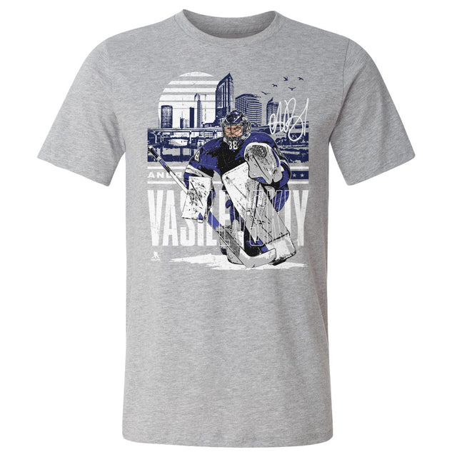 Andrei Vasilevskiy Men's Cotton T-Shirt | 500 LEVEL