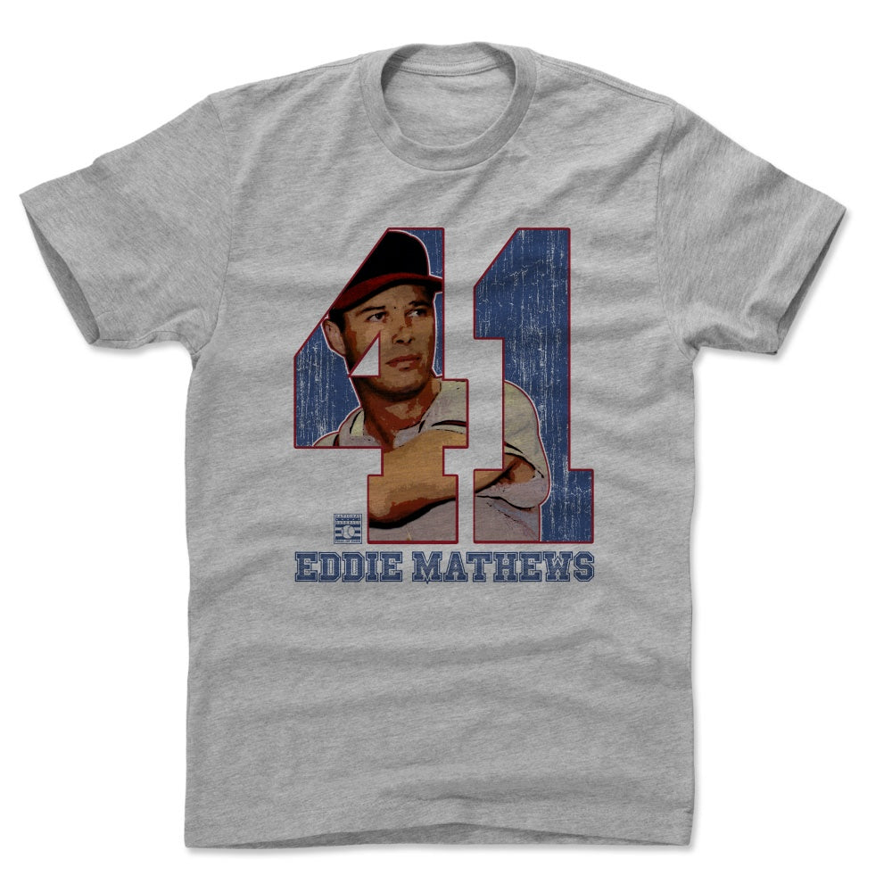 Eddie Mathews Men's Cotton T-Shirt | 500 LEVEL