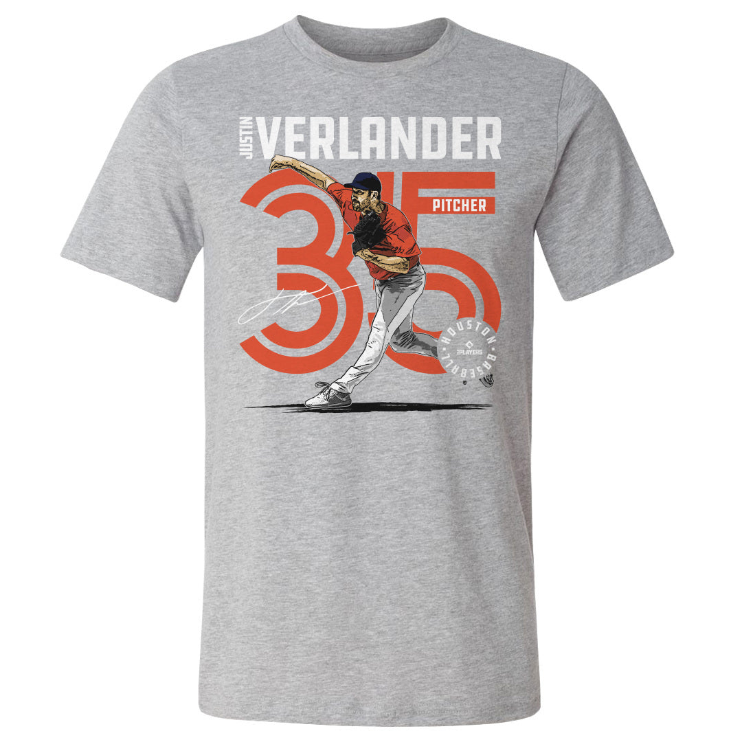Justin Verlander Men&#39;s Cotton T-Shirt | 500 LEVEL