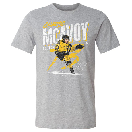 Charlie McAvoy Men's Cotton T-Shirt | 500 LEVEL