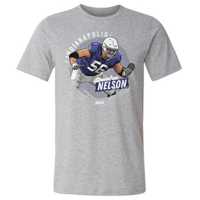 Quenton Nelson Men's Cotton T-Shirt | 500 LEVEL