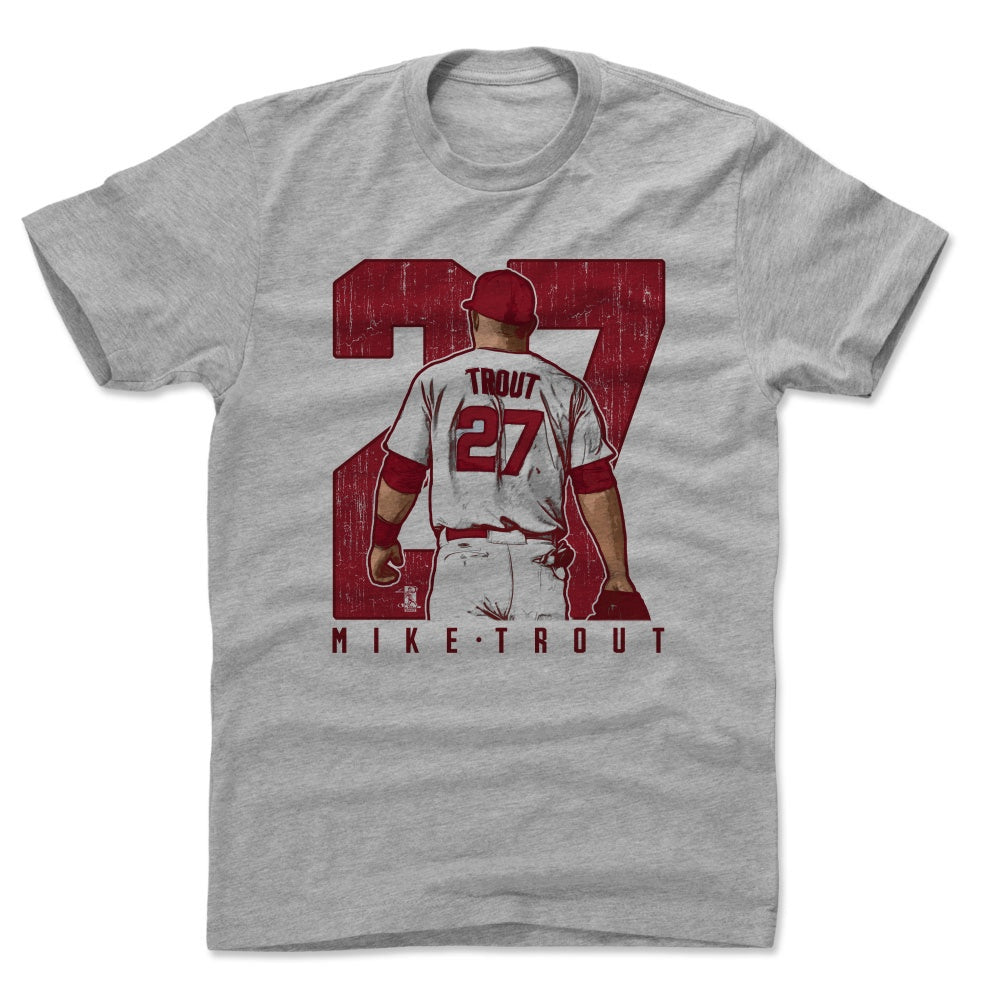 Mike Trout Men&#39;s Cotton T-Shirt | 500 LEVEL