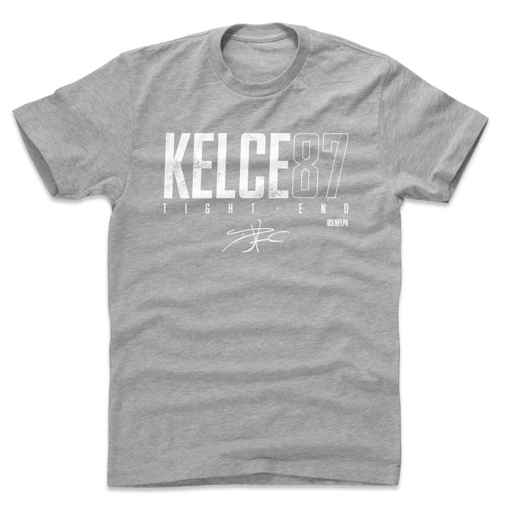Travis Kelce Men&#39;s Cotton T-Shirt | 500 LEVEL