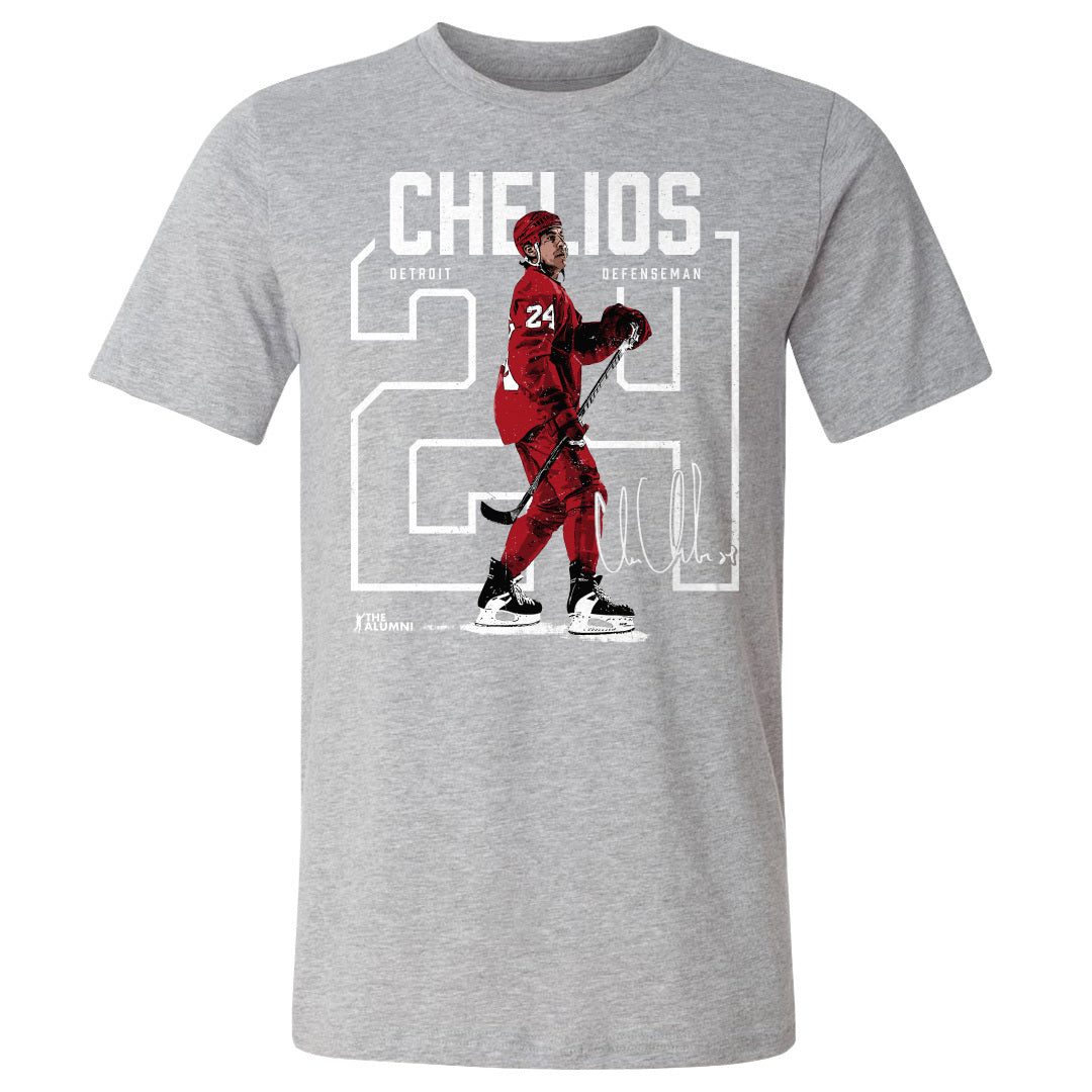Chris Chelios Men's Cotton T-Shirt | 500 LEVEL
