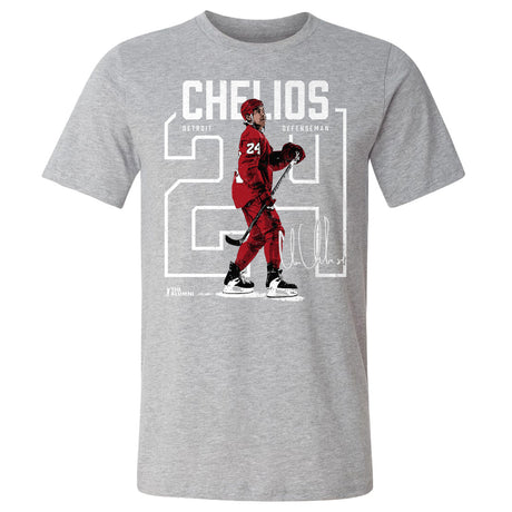 Chris Chelios Men's Cotton T-Shirt | 500 LEVEL