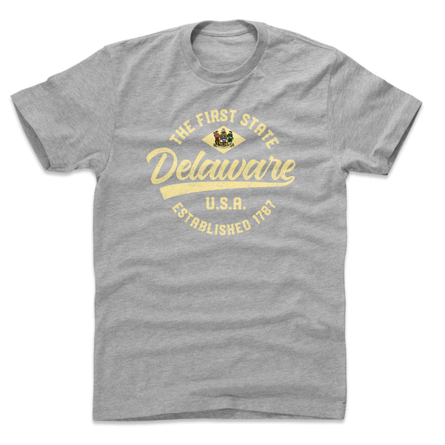 Delaware Men's Cotton T-Shirt | 500 LEVEL
